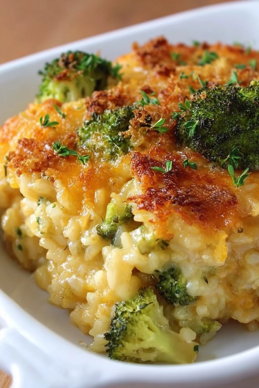 Broccoli Rice Casserole recipe step-by-step guide