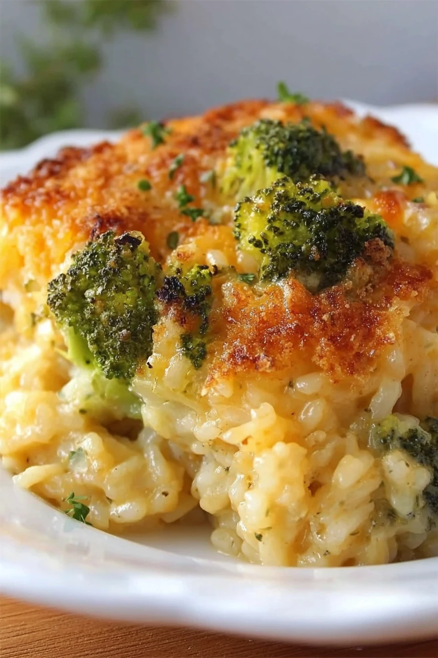 Broccoli Rice Casserole recipe step-by-step guide