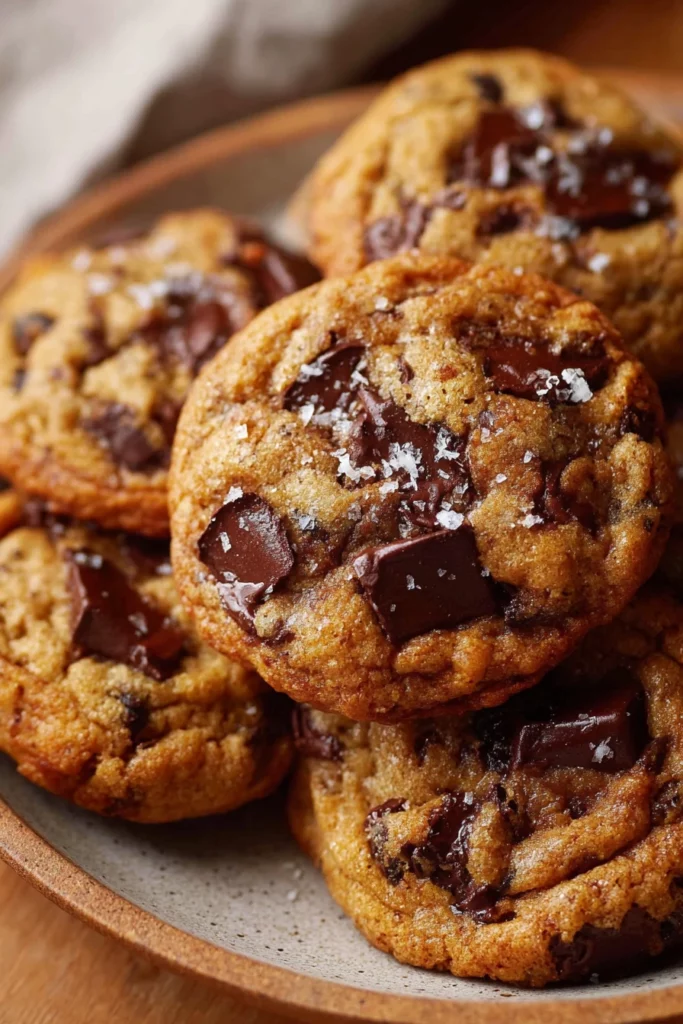 Brown Butter Pumpkin Chocolate Chip Cookies, autumn flavors, decadent, gooey, indulgent, seasonal treat