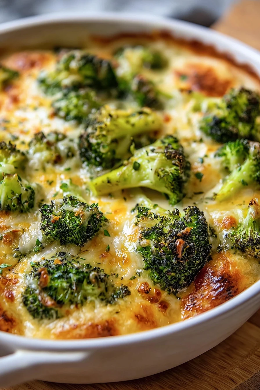 Cheesy Baked Broccoli recipe step-by-step guide