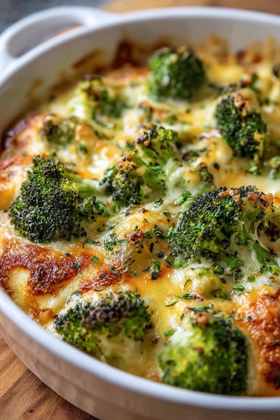 Cheesy Baked Broccoli recipe step-by-step guide