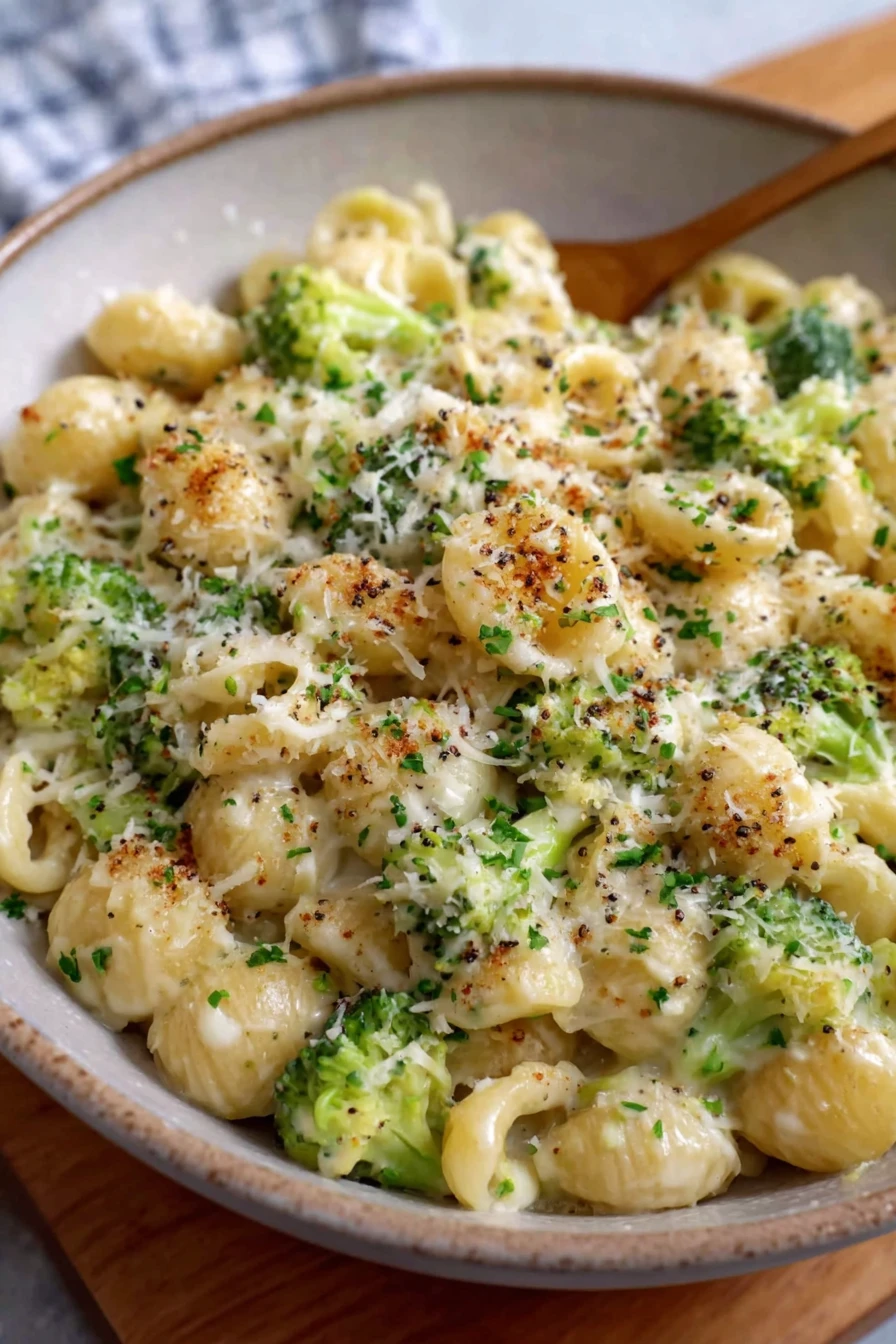 Cheesy and Creamy Broccoli Pasta recipe step-by-step guide