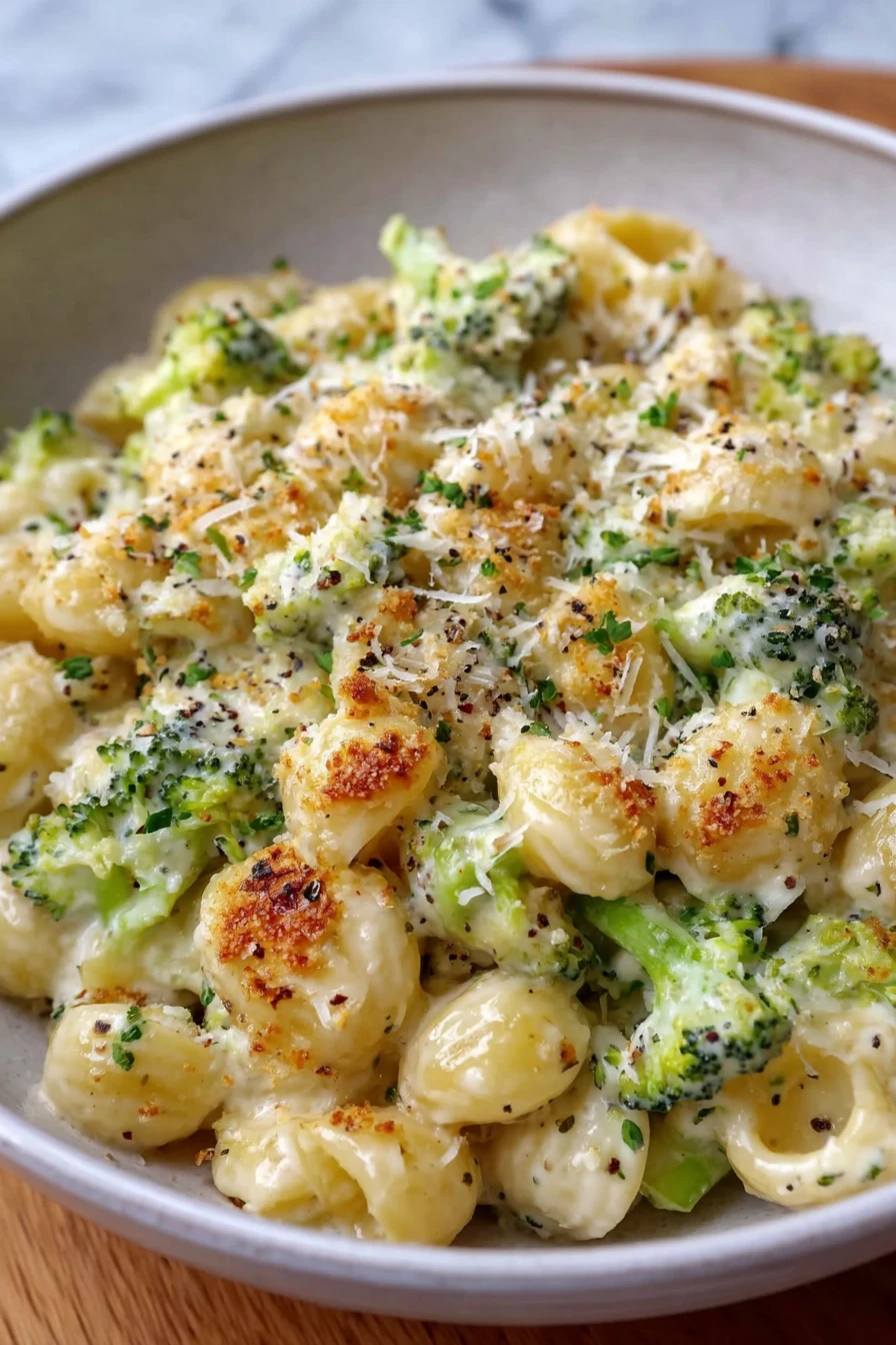 Cheesy and Creamy Broccoli Pasta recipe step-by-step guide