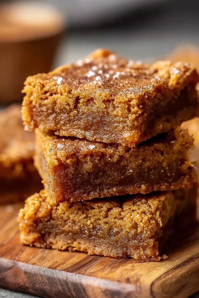 chewy pumpkin bars, autumn dessert, spiced, moist, pumpkin flavor