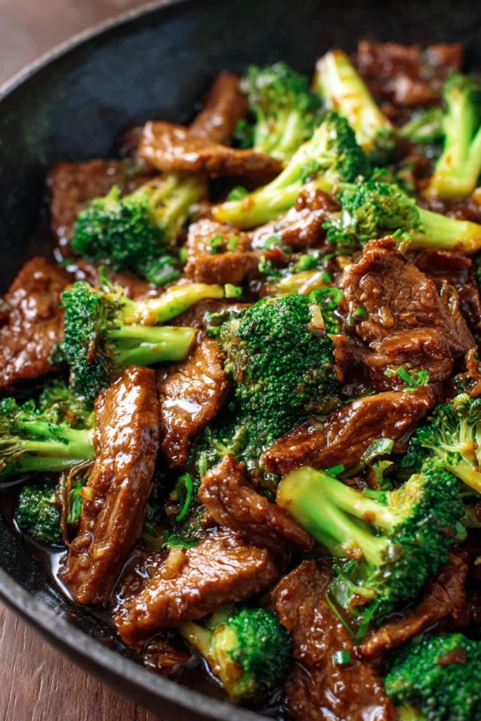 Chinese Beef and Broccoli, savory stir-fry, tender beef, vibrant greens, aromatic sauce