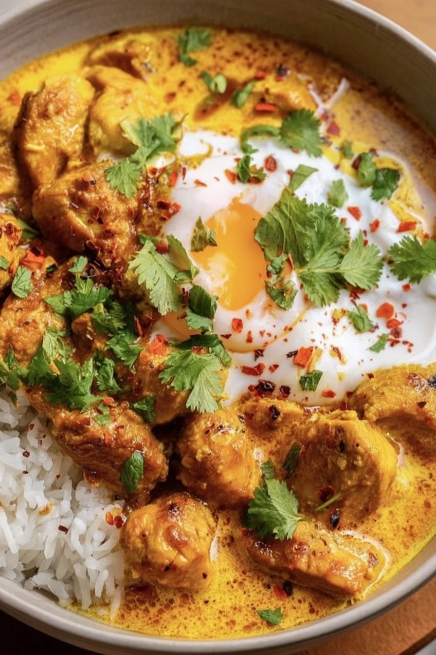 creamy butternut squash butter chicken, flavorful, aromatic, savory, rich sauce