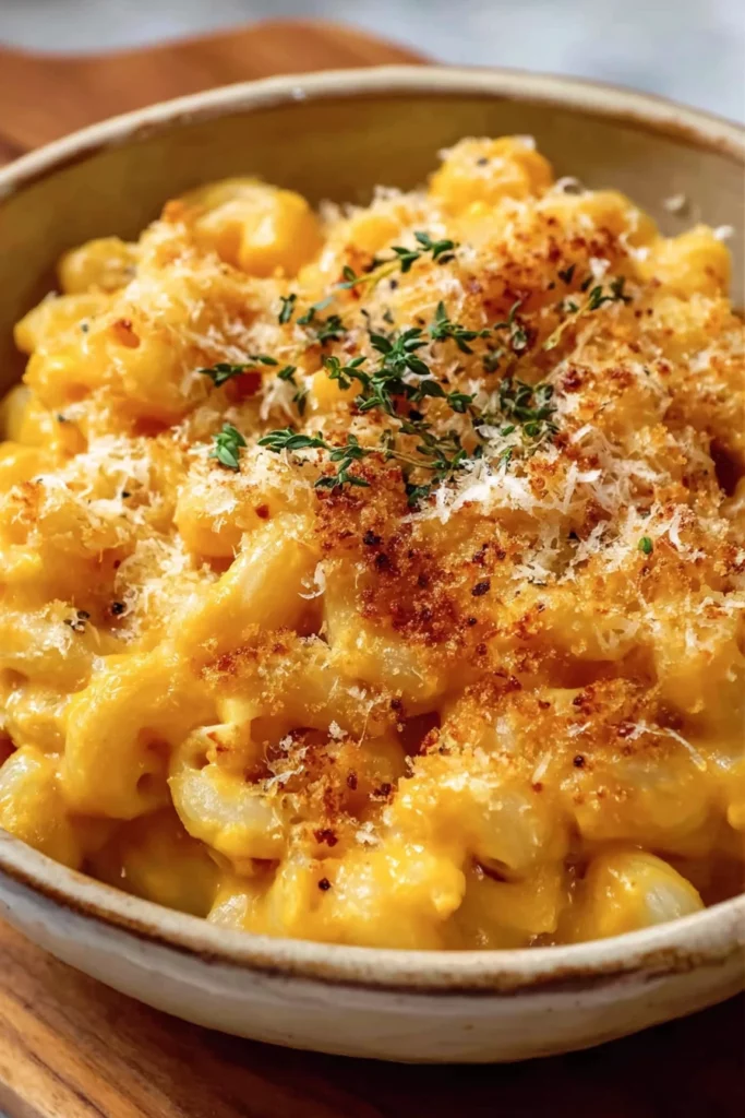 butternut squash, mac and cheese, creamy, blissful, comforting, indulgent, savory