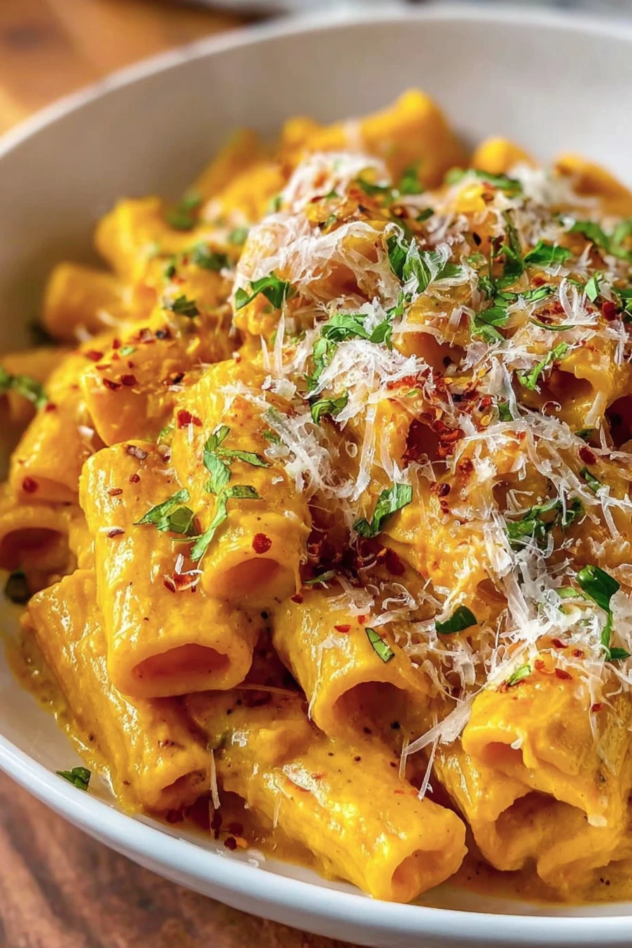 Creamy Pumpkin Pasta Recipe recipe step-by-step guide