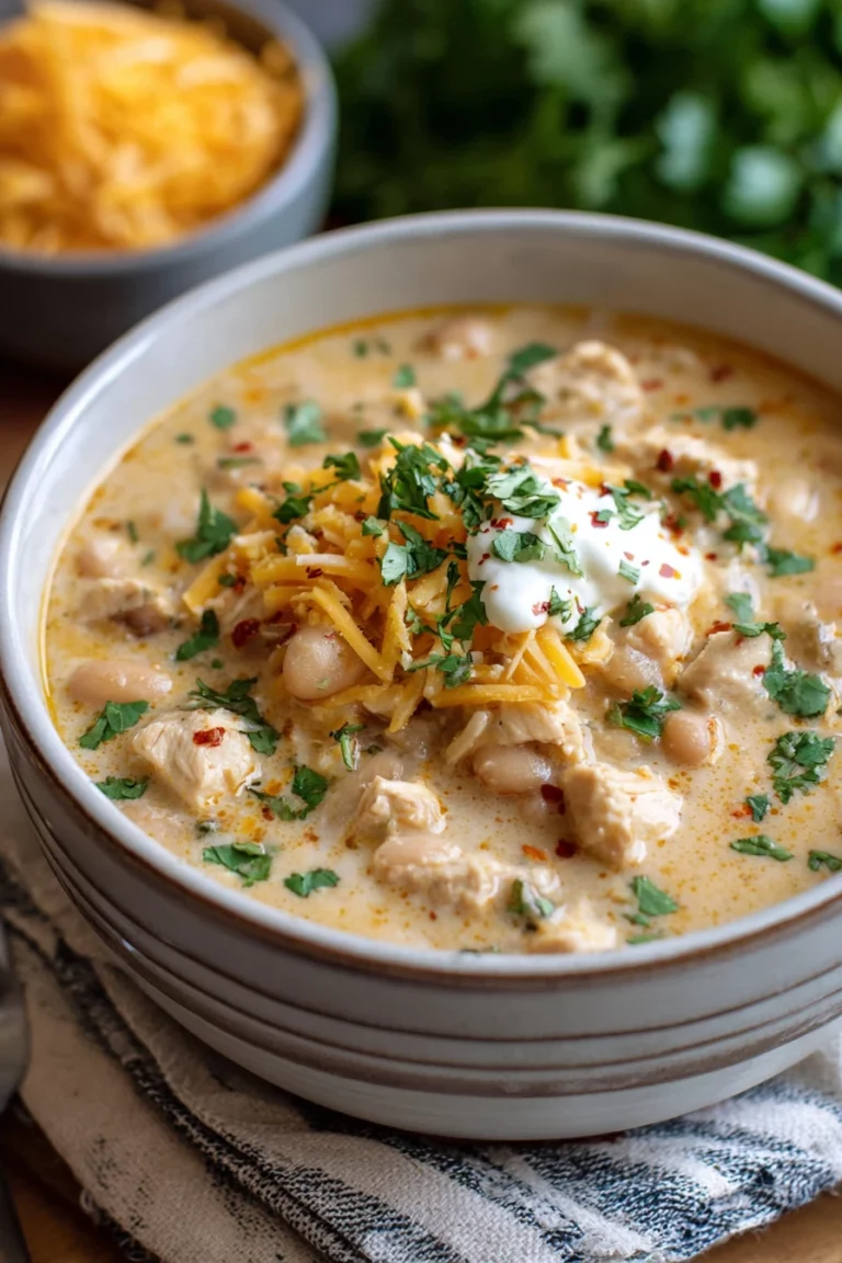 creamy white chicken chili recipe, comforting, savory, hearty, delicious, easy to make