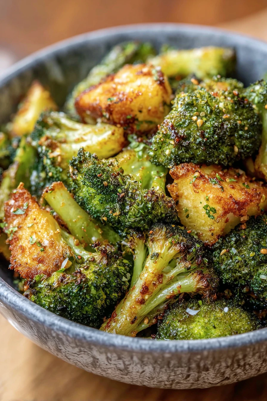 Crispy Air Fryer Broccoli recipe step-by-step guide