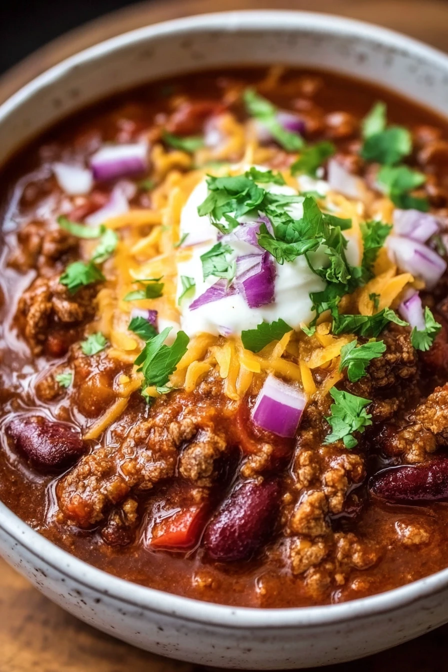 Delicious Slow Cooker Chili Recipe  recipe step-by-step guide