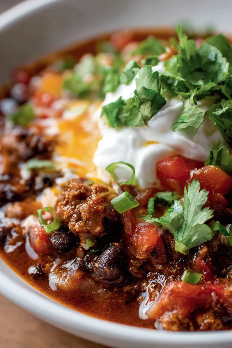 easy, black bean chili, hearty, savory, spicy, comfort food