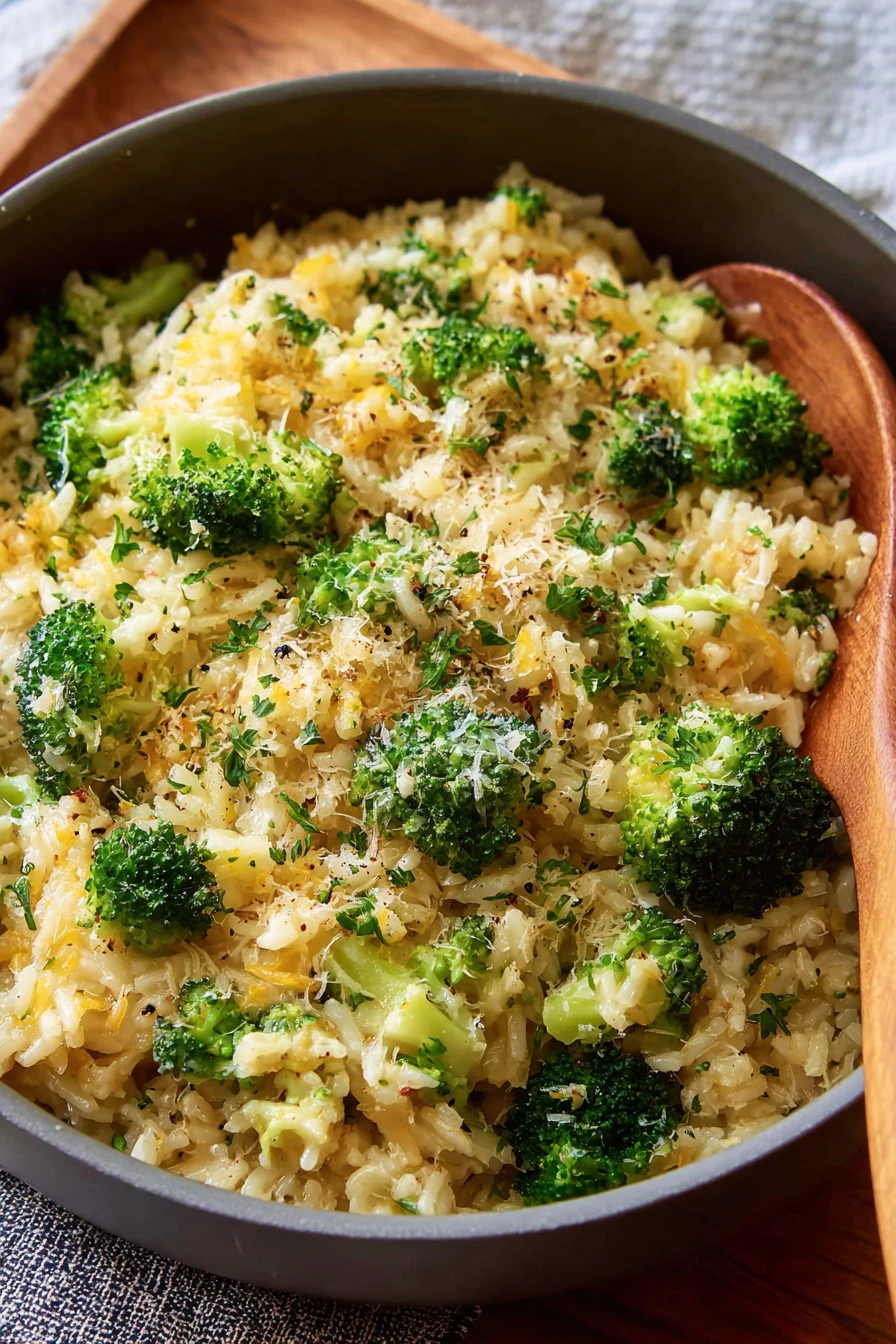 Easy Broccoli Cheese Rice recipe step-by-step guide