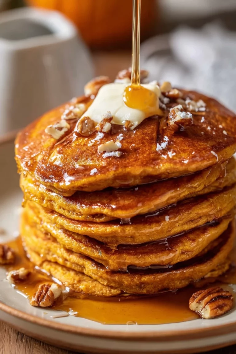 pumpkin pancakes, easy recipe, delicious fall breakfast, fluffy, aromatic spices