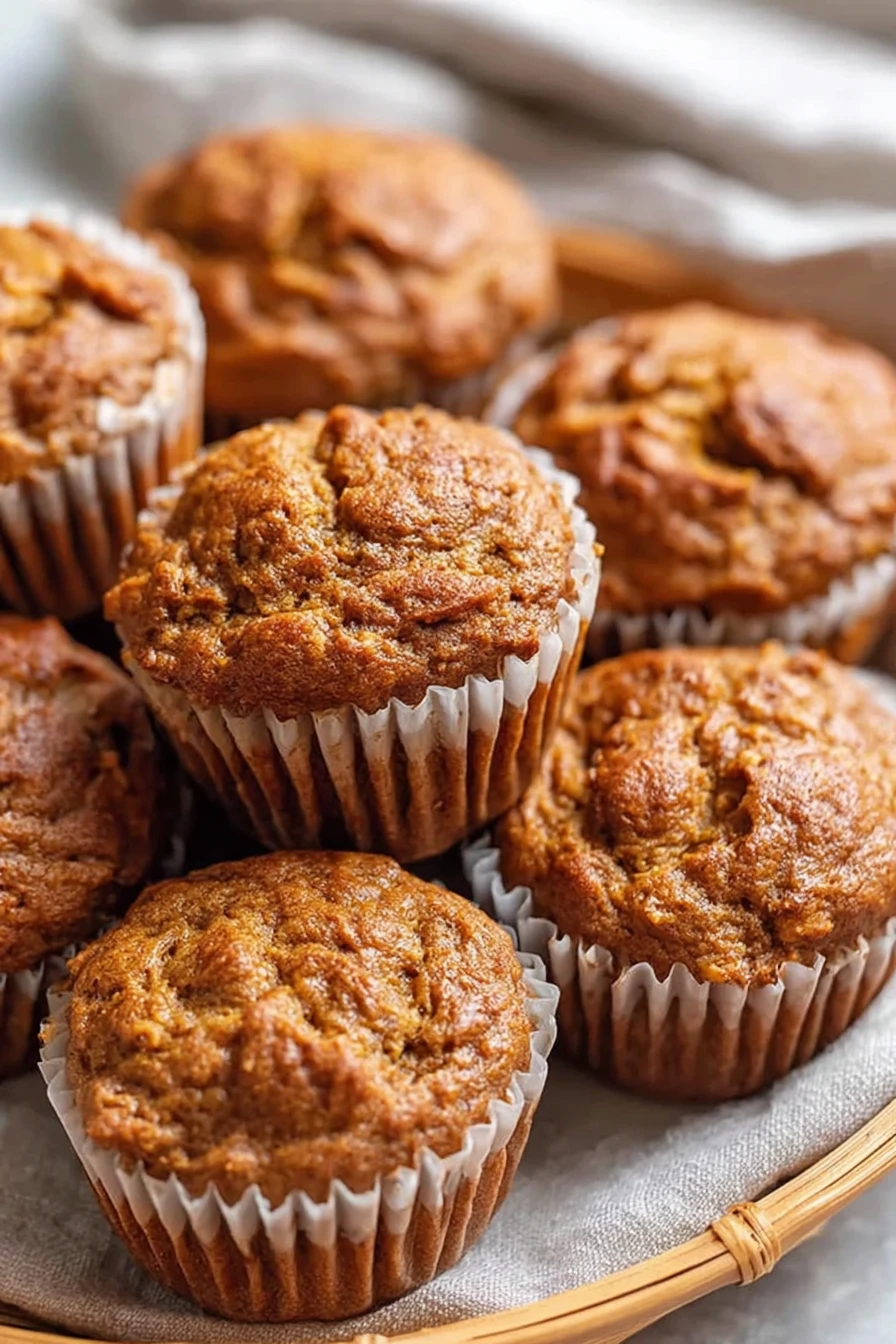 healthy, pumpkin banana muffins, nutritious, delicious, autumnal flavors, moist texture