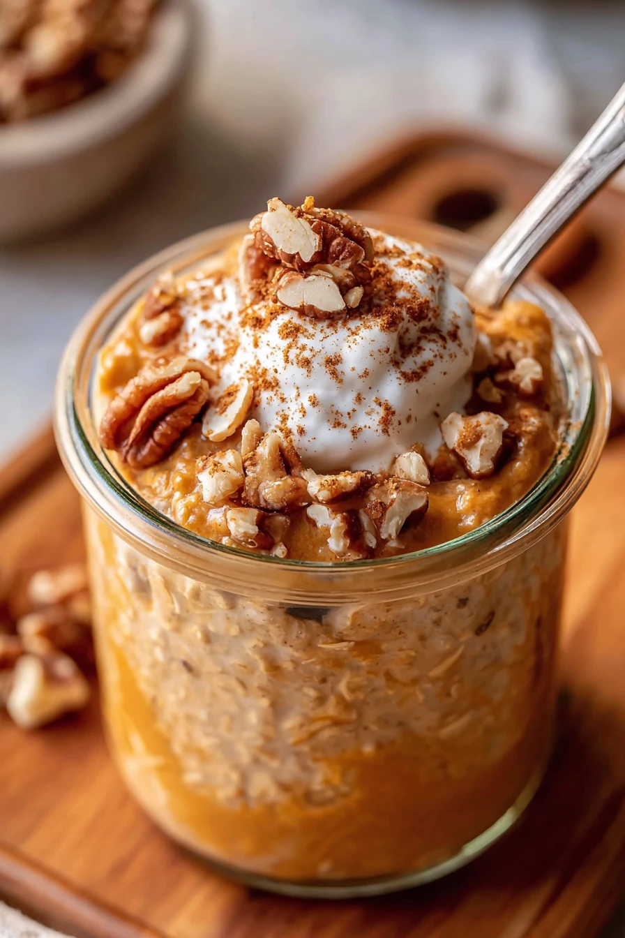 High Protein Pumpkin Overnight Oats High Protein Pumpkin Overnight Oats recipe step-by-step guide