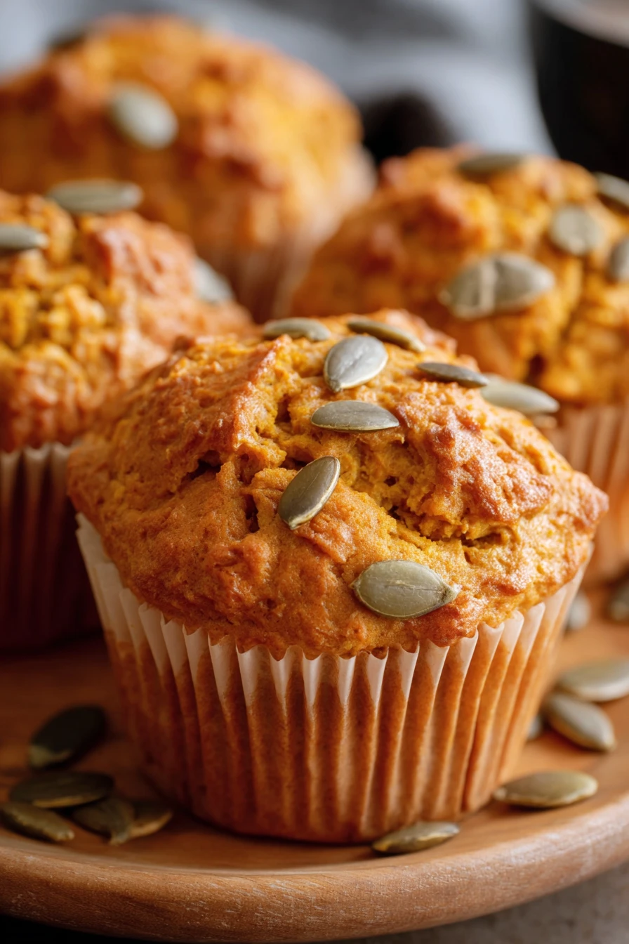 high-protein, cottage cheese pumpkin muffins, nutritious, delicious, fall-inspired