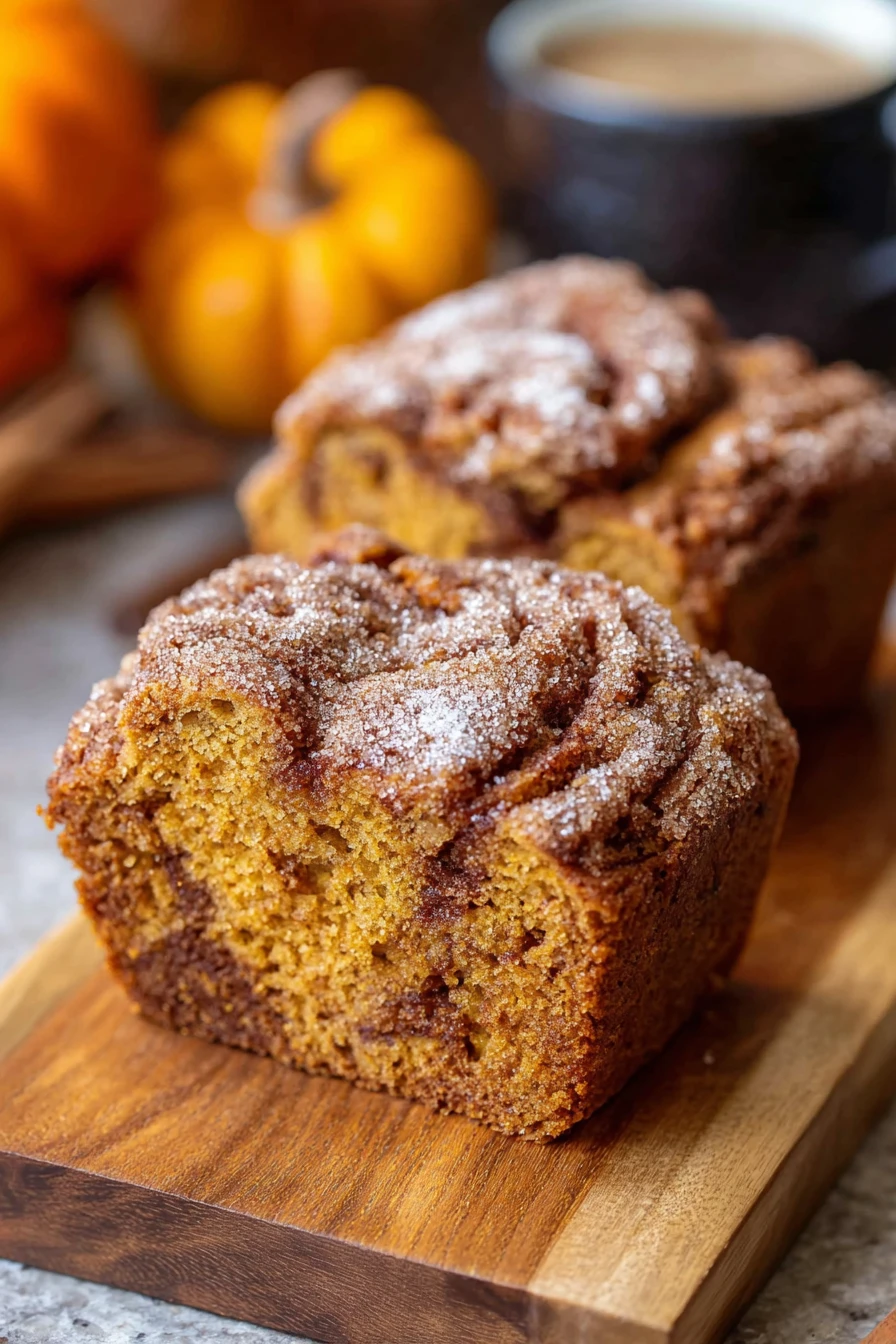 Mini Pumpkin Bread with Cinnamon Swirl recipe step-by-step guide