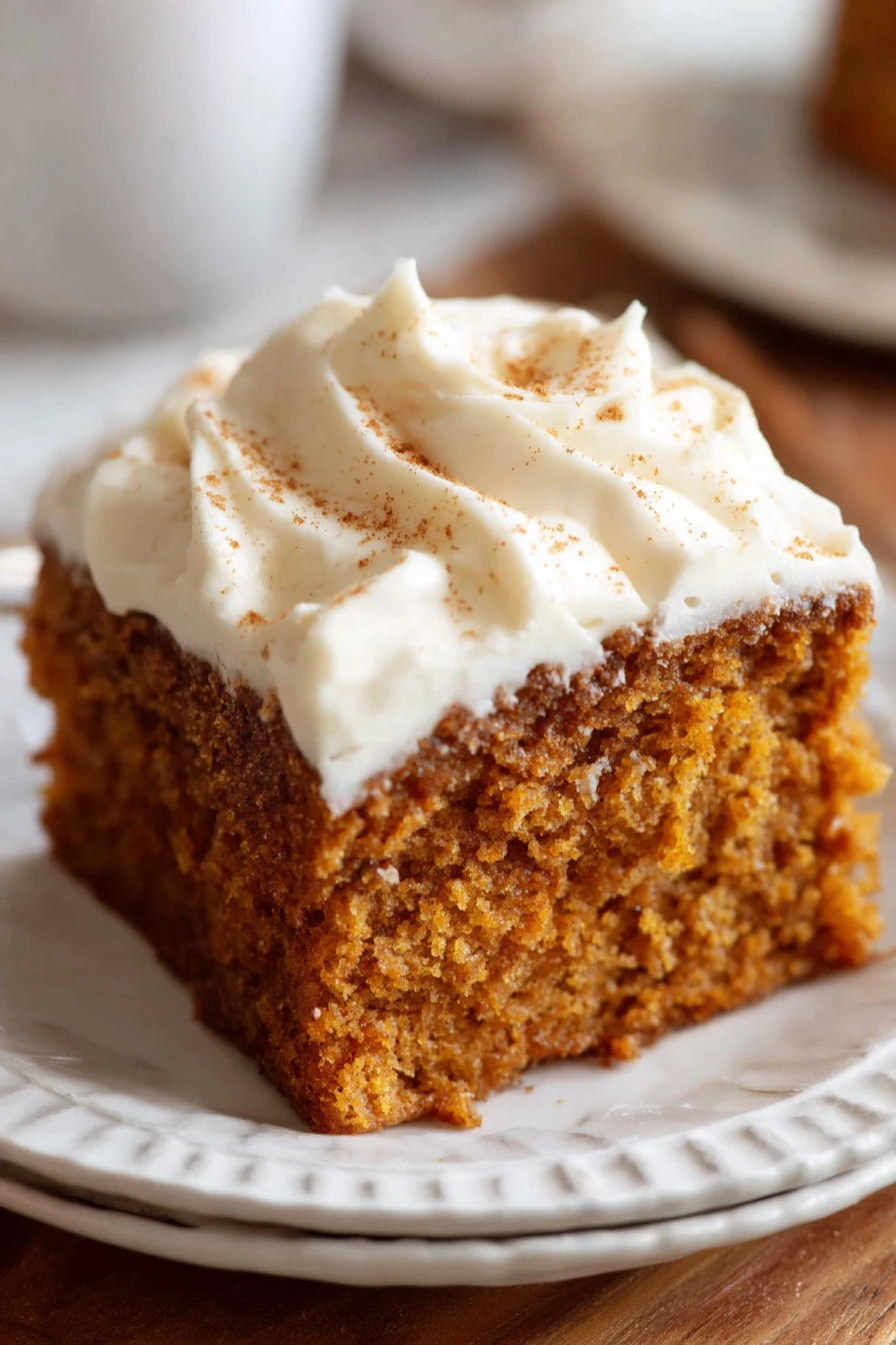 Moist Pumpkin Cake with Cream Cheese Frosting recipe step-by-step guide