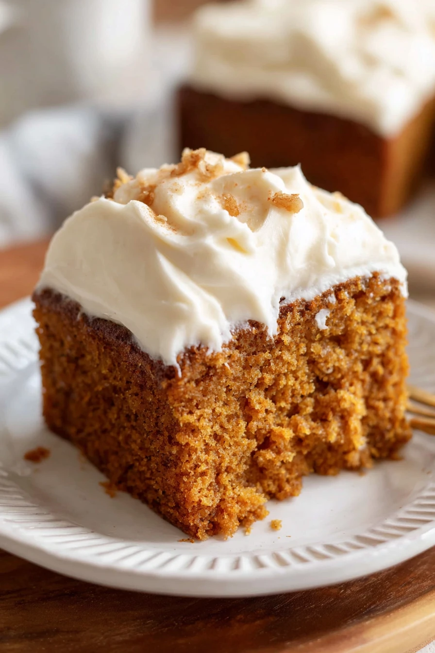 Moist Pumpkin Cake with Cream Cheese Frosting recipe step-by-step guide