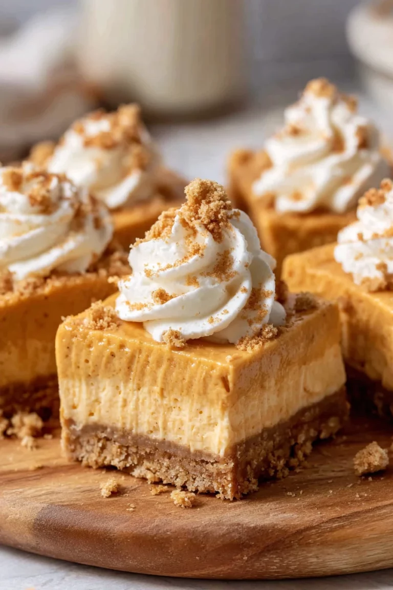 no bake, pumpkin cheesecake bars, creamy, indulgent, fall dessert, easy recipe