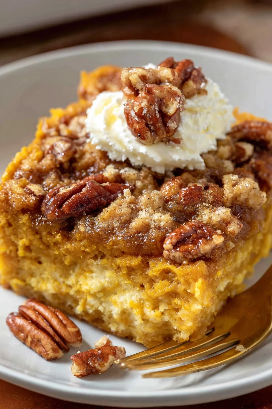 One-Pan Pumpkin Dump Cake One-Pan Pumpkin Dump Cake recipe step-by-step guide