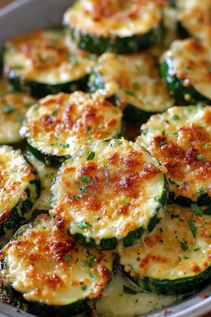 oven roasted, parmesan zucchini, crispy, savory, delicious, appetizing, healthy