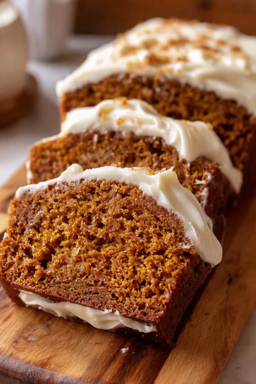 Pumpkin Bread with Cream Cheese Frosting Pumpkin Bread with Cream Cheese Frosting recipe step-by-step guide