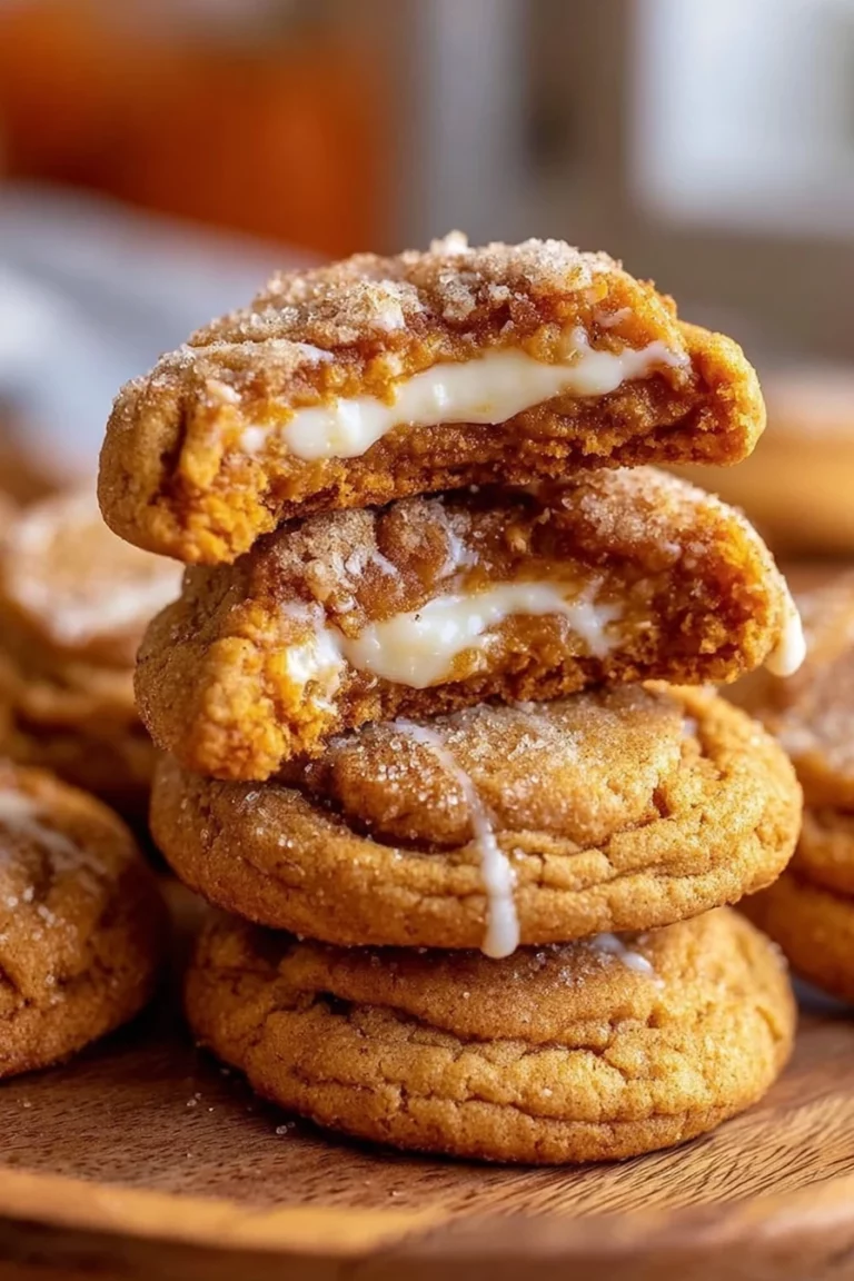 pumpkin cheesecake cookies, decadent dessert, creamy filling, spiced pumpkin flavor, irresistible treat
