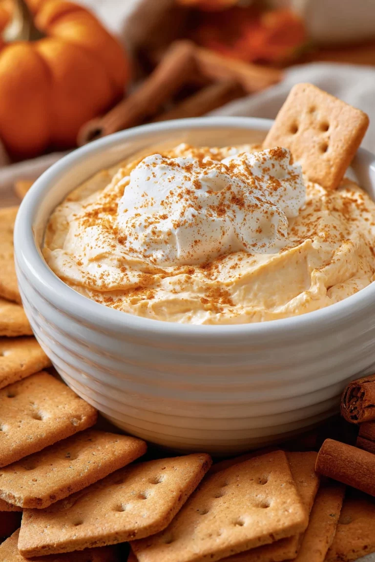 pumpkin cheesecake dip, creamy, decadent, fall flavors, sweet and savory