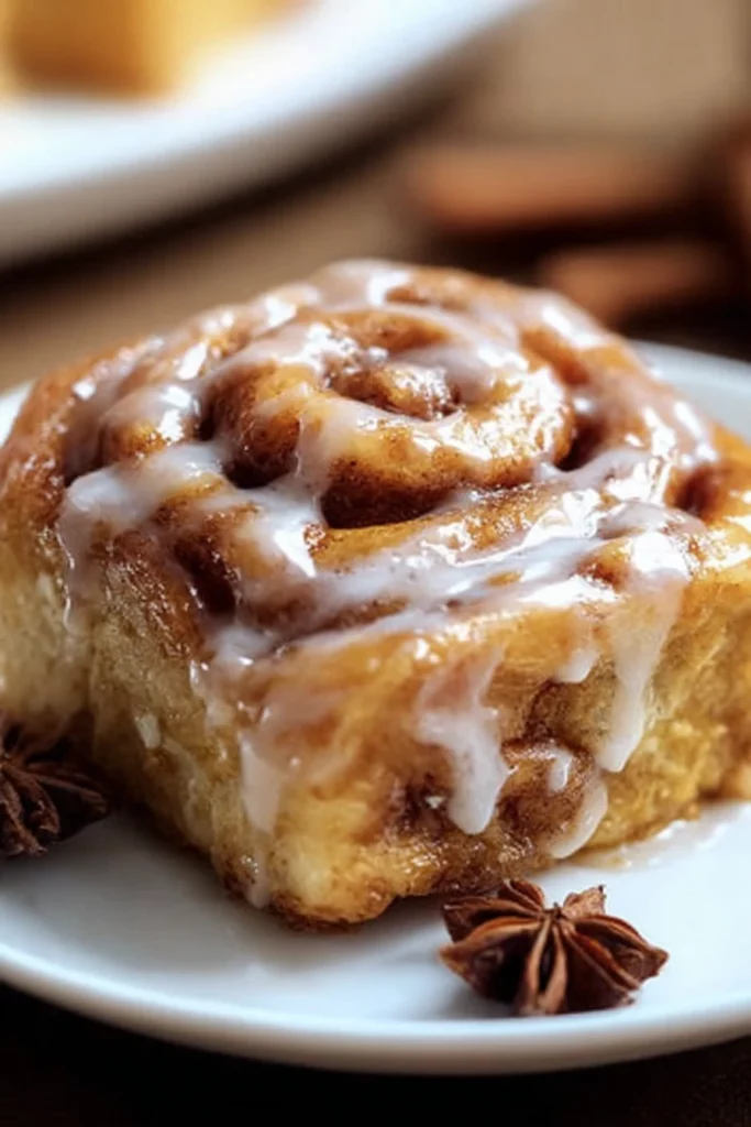 pumpkin cinnamon rolls, delicious autumn treat, warm and gooey, spiced pumpkin flavor, sweet indulgence