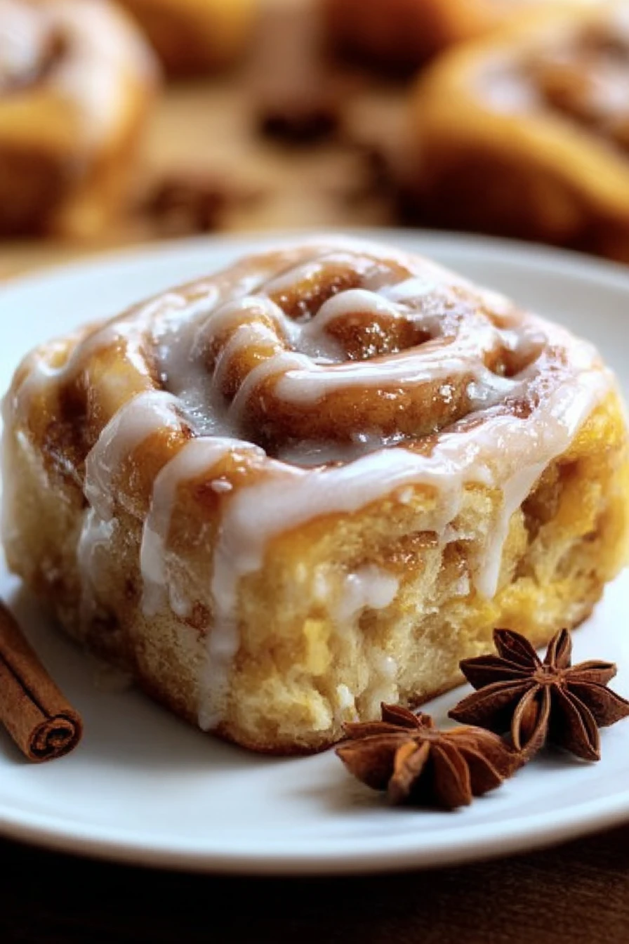 Pumpkin Cinnamon Rolls  recipe step-by-step guide