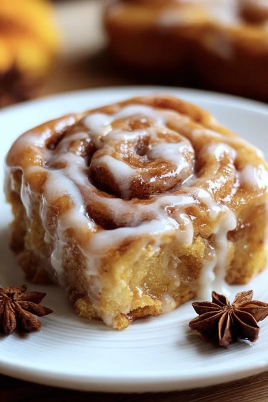 Pumpkin Cinnamon Rolls  recipe step-by-step guide