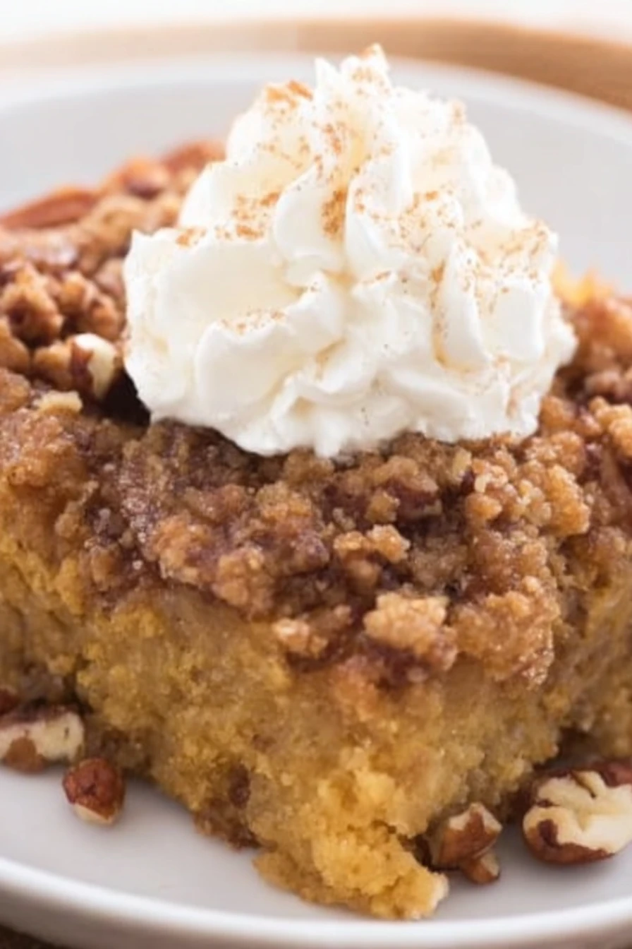 Pumpkin Crunch Cake with Yellow Cake Mix Pumpkin Crunch Cake with Yellow Cake Mix recipe step-by-step guide