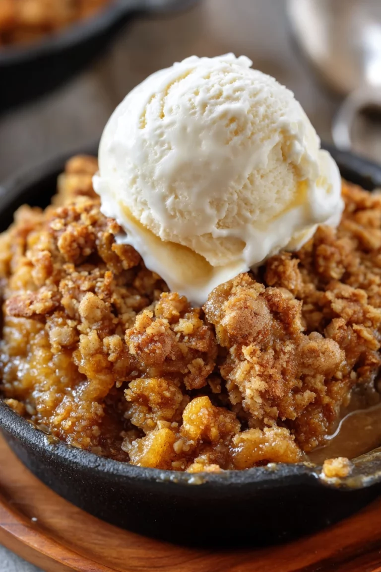 pumpkin pie crisp recipe, delicious autumn dessert, crunchy topping, spiced pumpkin flavor