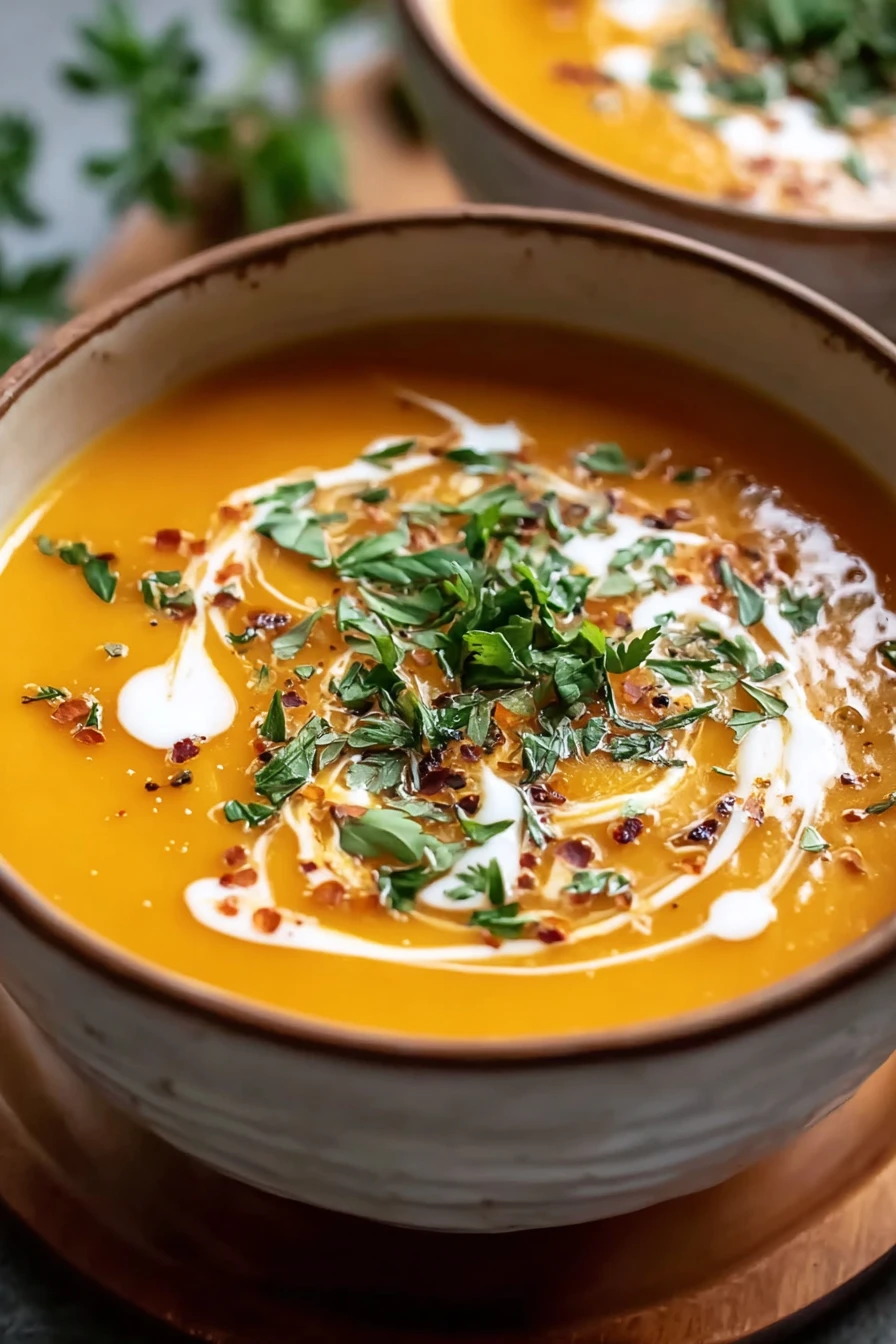 Spicy Butternut Squash Sweet Potato Soup Spicy Butternut Squash Sweet Potato Soup recipe step-by-step guide