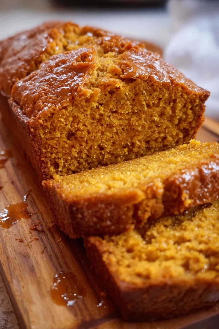 super moist pumpkin bread, delicious fall treat, rich spices, pumpkin puree, irresistible, autumn flavors