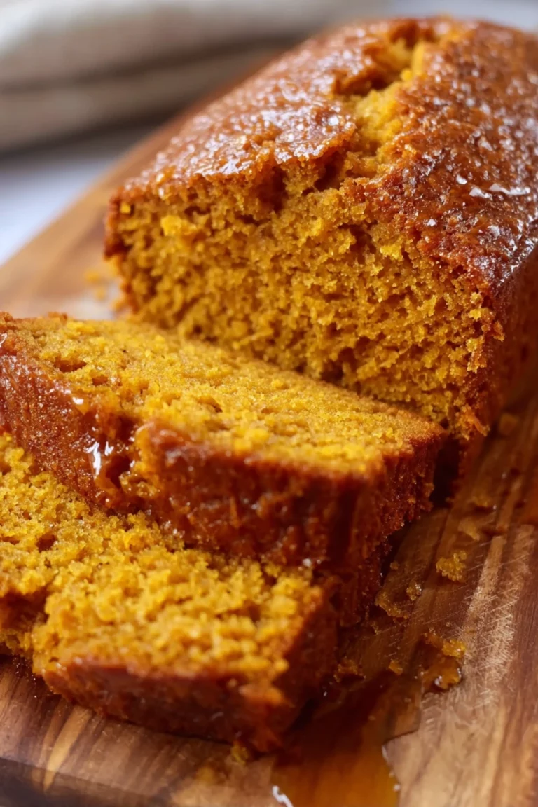 super moist pumpkin bread, delicious fall treat, rich pumpkin flavor, spiced, irresistible, moist and flavorful