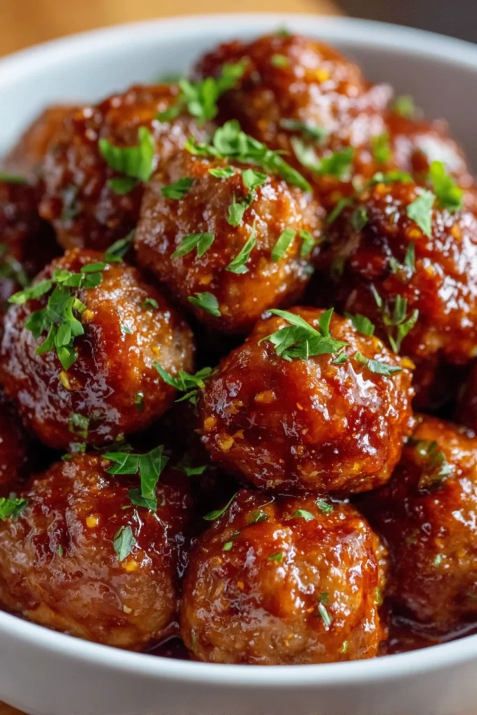 Sweet chili meatballs, crockpot recipe, savory, slow-cooked, flavorful, spicy dip