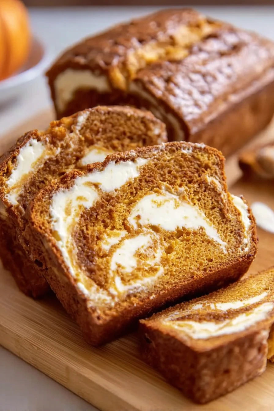 Taste Delicious Swirled Pumpkin Cream Cheese Bread recipe step-by-step guide