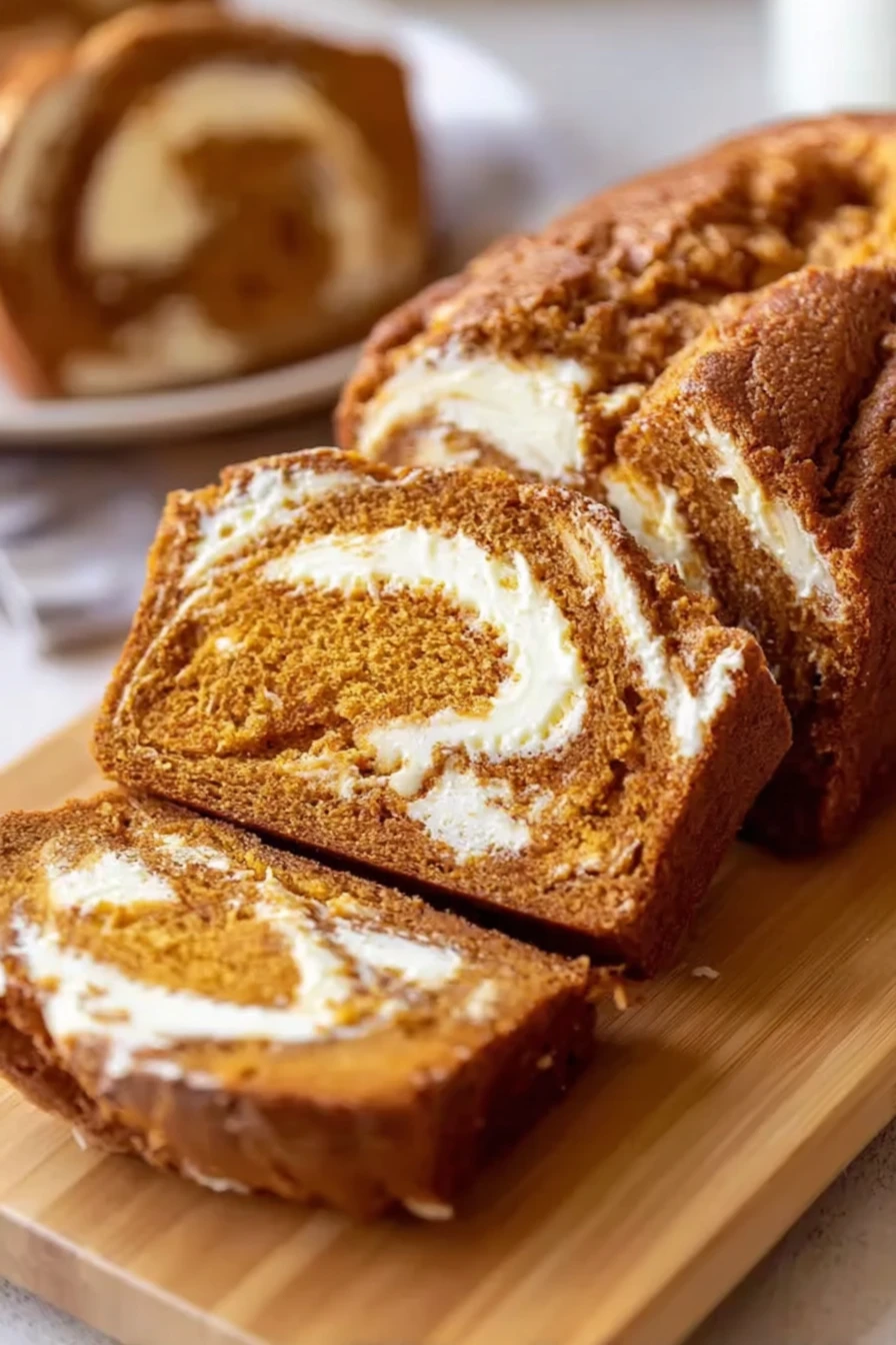 Taste Delicious Swirled Pumpkin Cream Cheese Bread recipe step-by-step guide