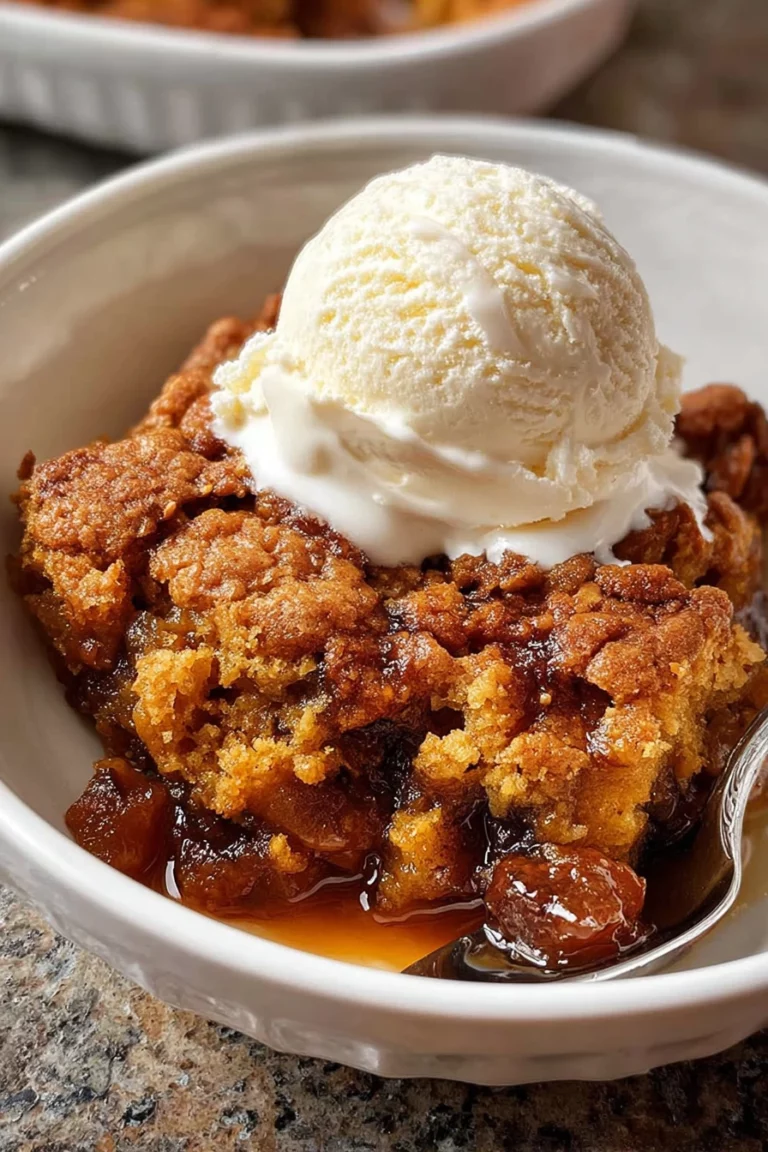 pumpkin cobbler, ultimate fall dessert, decadent, warm, cinnamon streusel, delicious