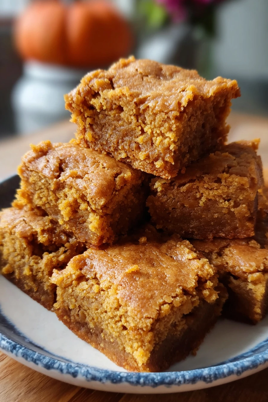 Vegan and Gluten-Free Pumpkin Maple Blondies Vegan and Gluten-Free Pumpkin Maple Blondies recipe step-by-step guide