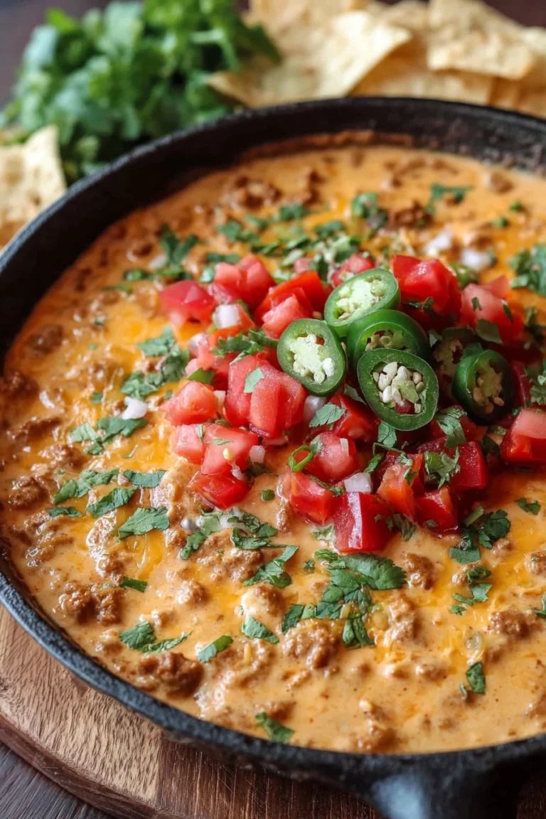Whole30, chili con queso dip, spicy, creamy, flavorful, appetizer, indulgent