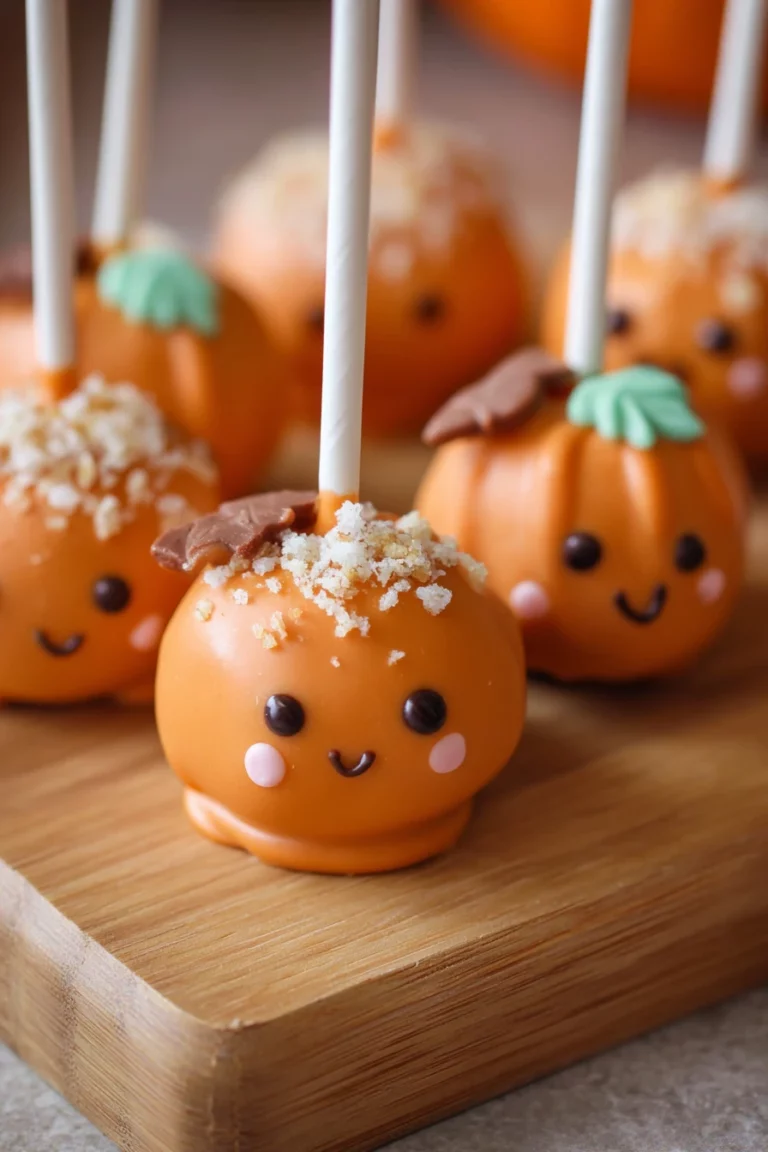 pumpkin cake pops, festive fall treat, deliciously spiced, sweet and flavorful