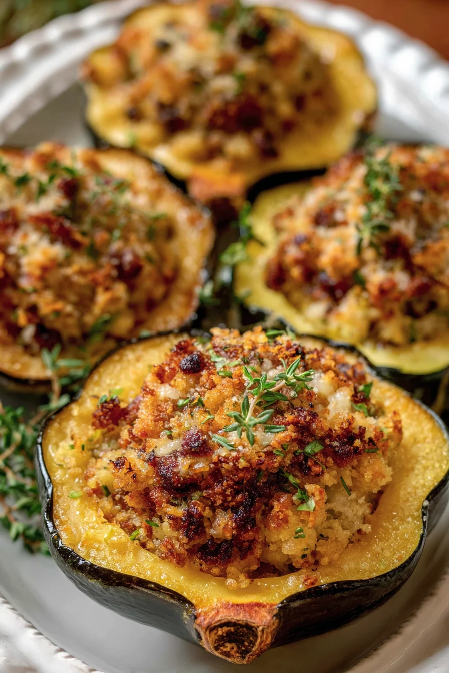 stuffed acorn squash recipe recipe step-by-step guide